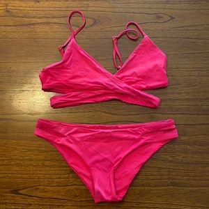 L *Space Sweet Chic Chloe Wrap Top, Bottoms bikini